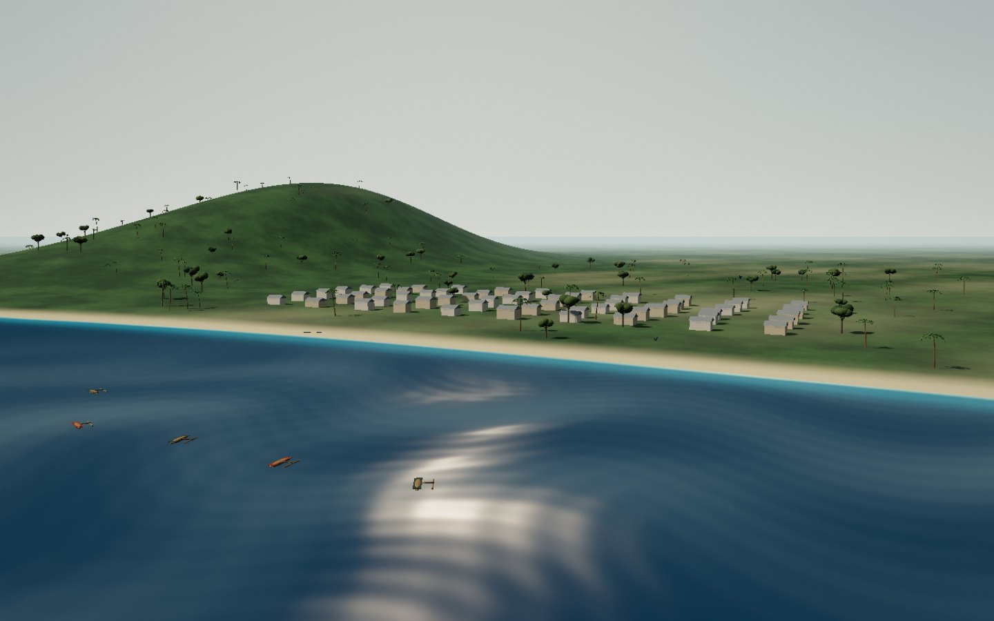 Baie de la Dauphine — interprétation 3D