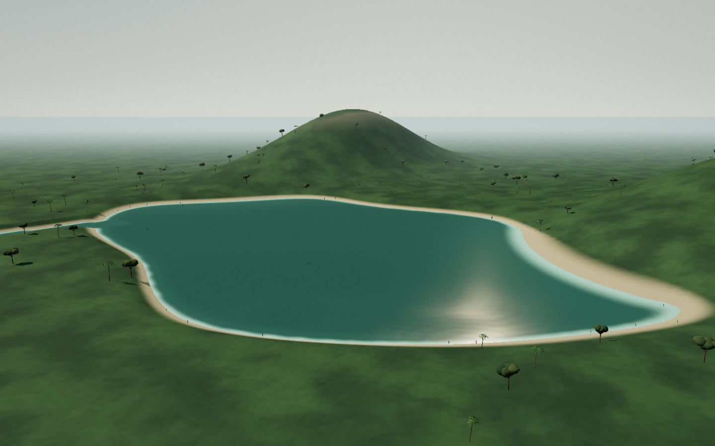 Lac Lanirano — interprétation 3D